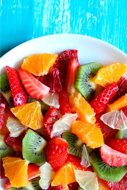 Vinilos electrodomésticos lavavajillas frutas en el plato